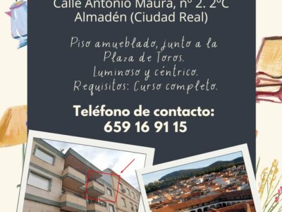 Piso en Almadén, Ciudad Real.