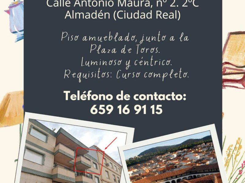 Piso en Almadén, Ciudad Real.