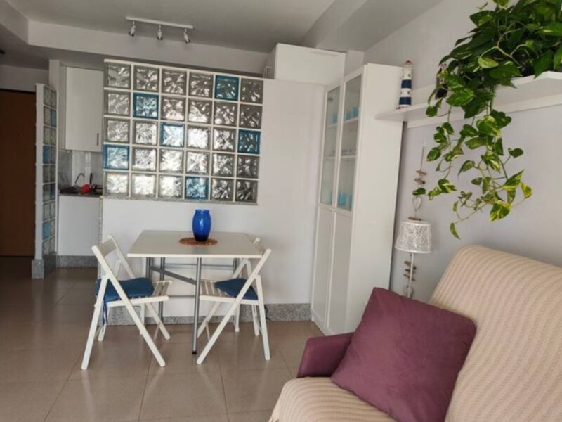 Alquilo apartamento de dos dormitorios en el Puerto de Mazarrón. Urbanización con piscina, plaza de garaje, enfrente de la playa