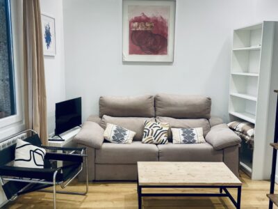 Apartamento con patio
