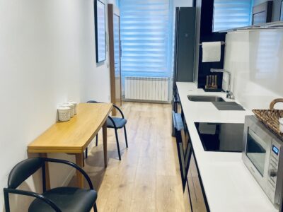 Apartamento con patio